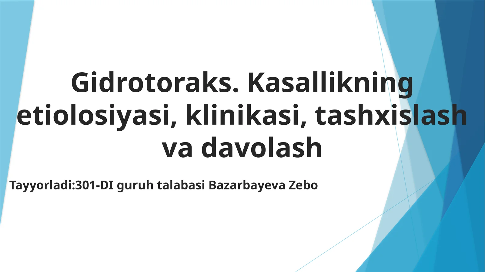 Gidrotoraks