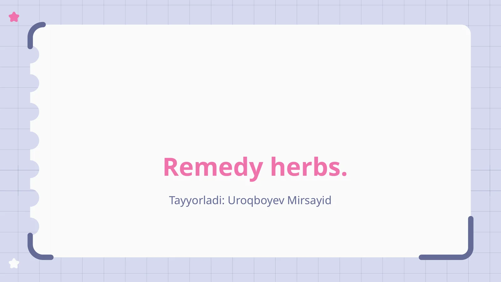 Introduction to Remedy Herbs