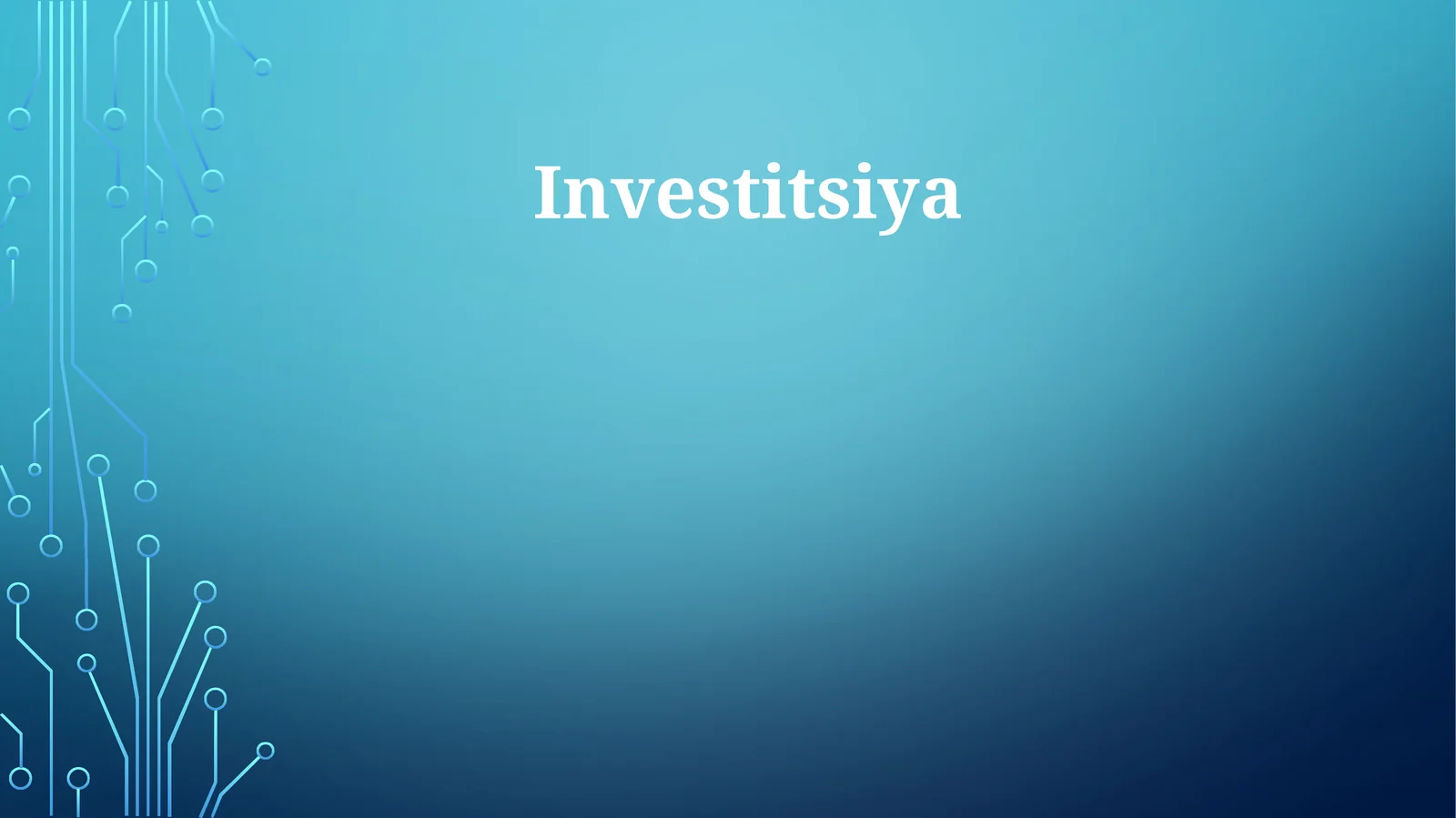 Investitsiya