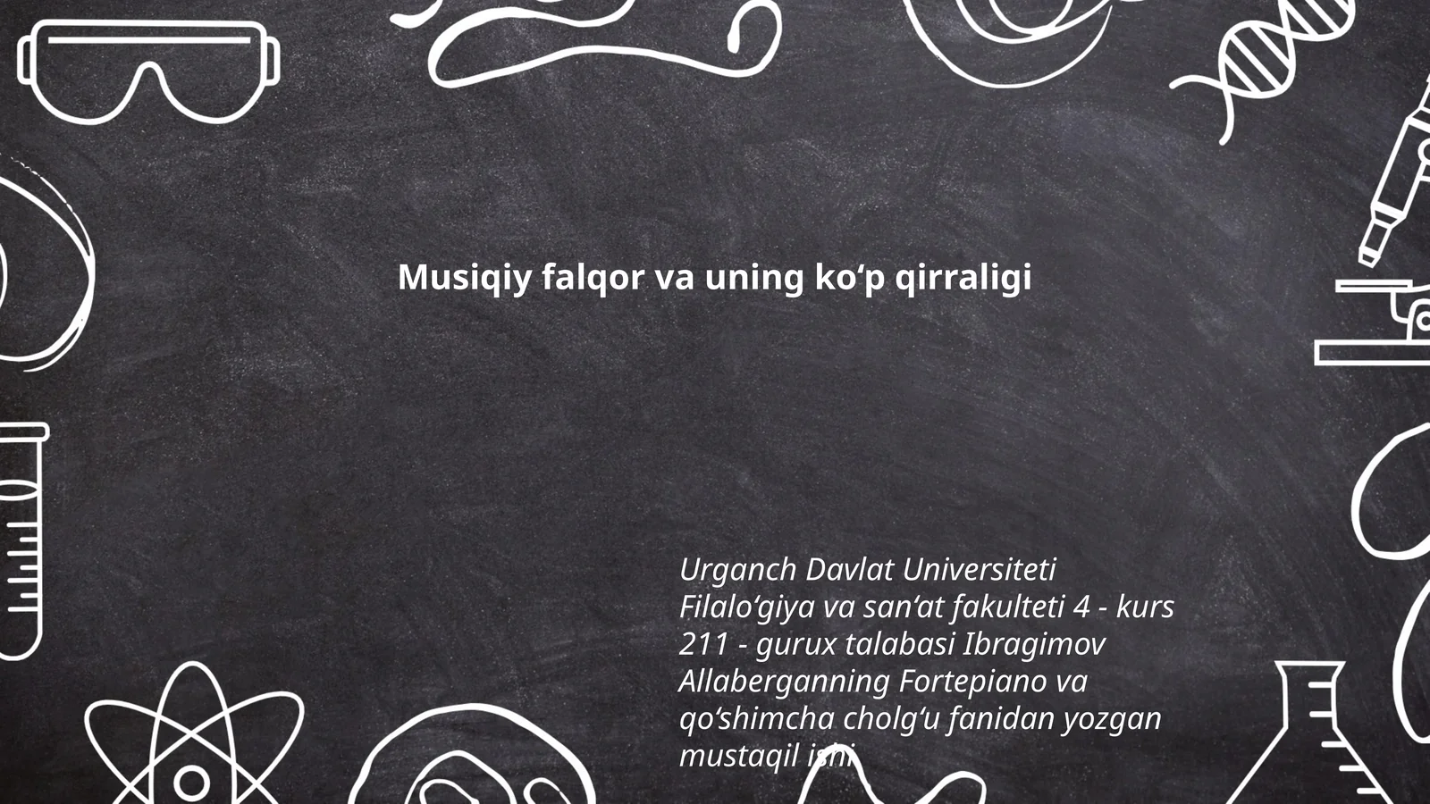Musiqiy falqor va uning ko‘p qirraligi
