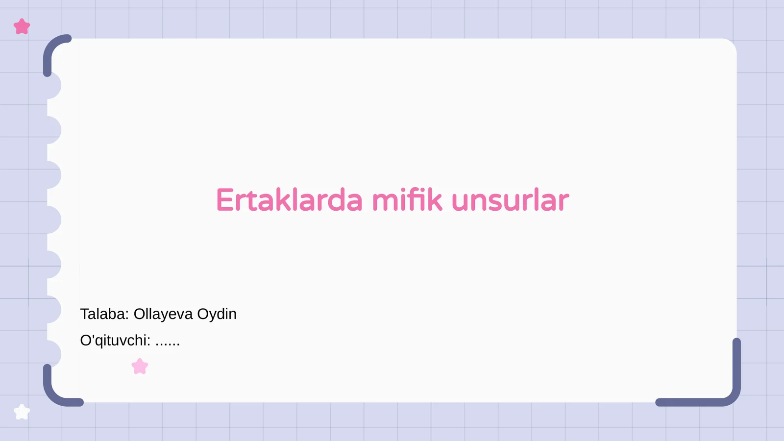 Ertaklarda mifik unsurlar