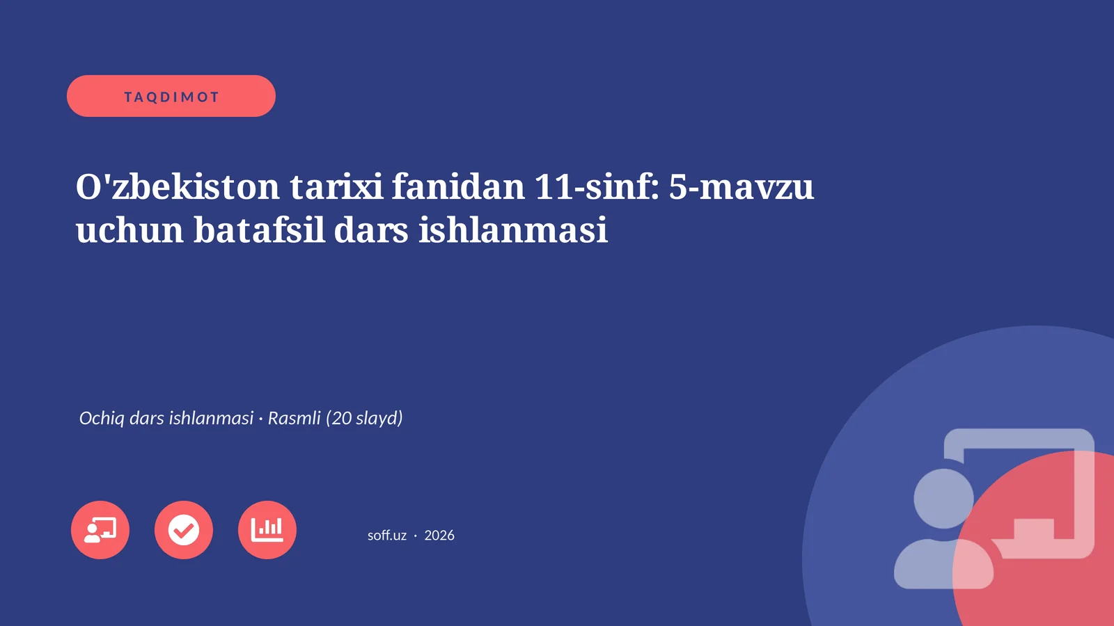 O'zbekiston Tarixi 11-sinf 5-mavzu