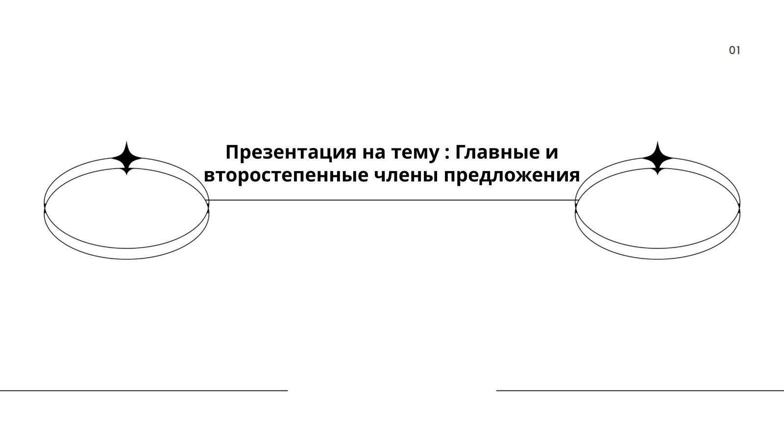 Презентация на тему: Главные и второстепенные члены предложения