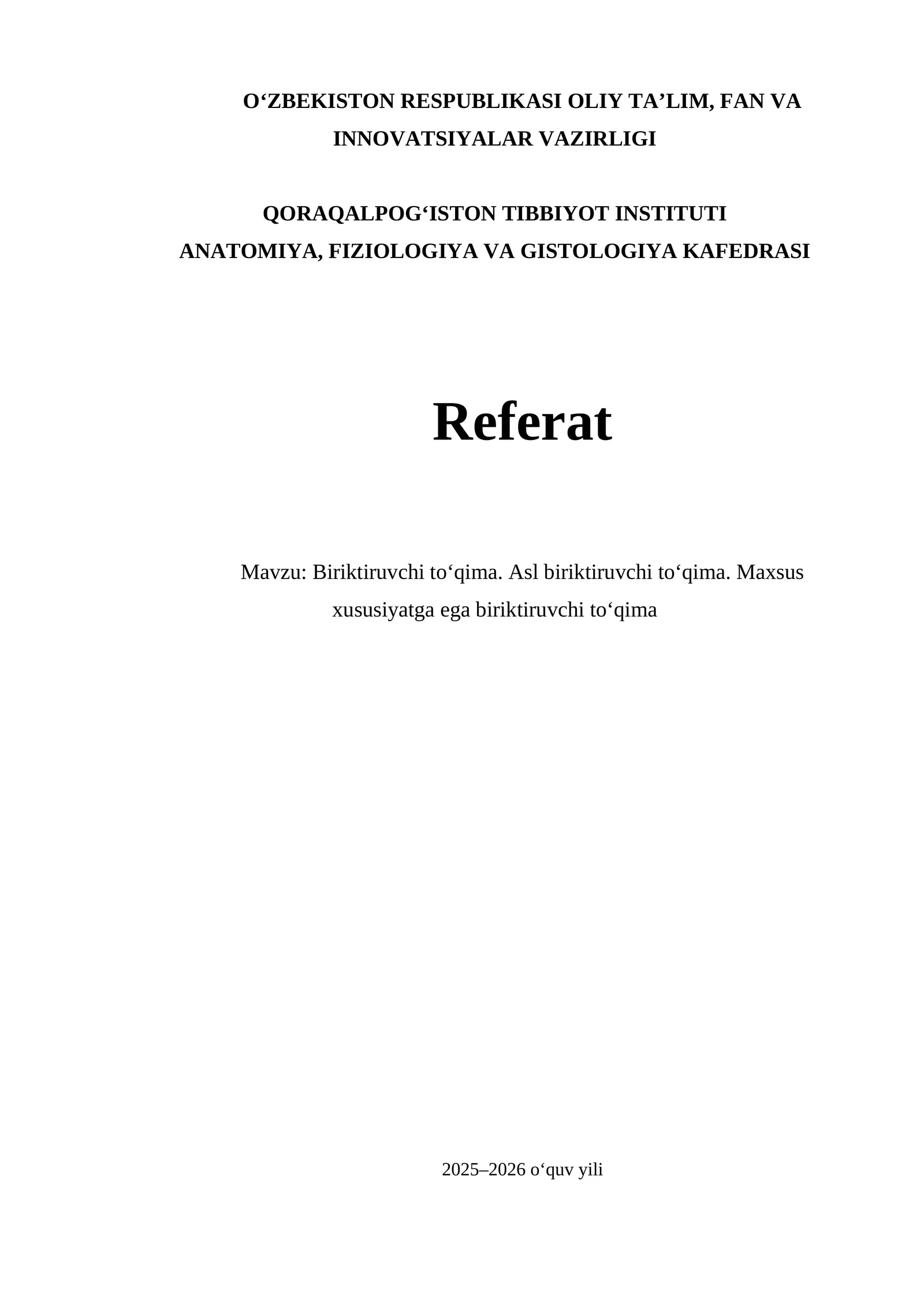 Biriktiruvchi toʻqima