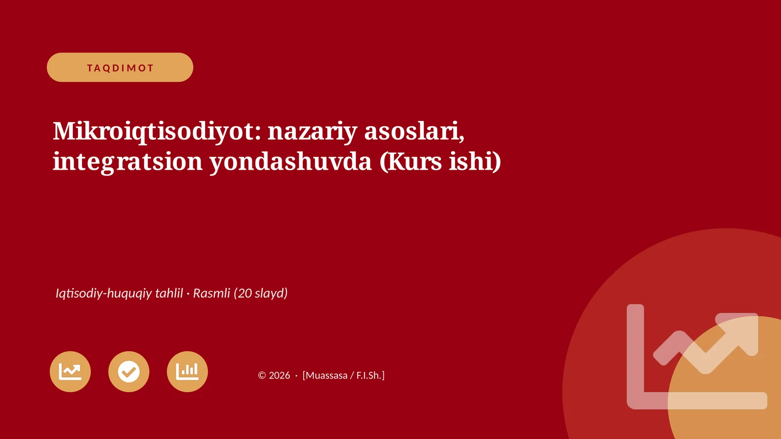 Mikroiqtisodiyot: nazariy asoslari, integratsion yondashuvda (Kurs ishi)