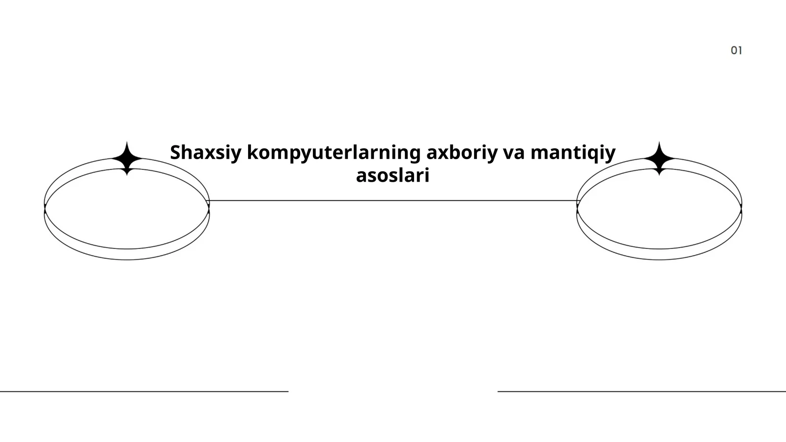 Shaxsiy kompyuterlarning axboriy va mantiqiy asoslari