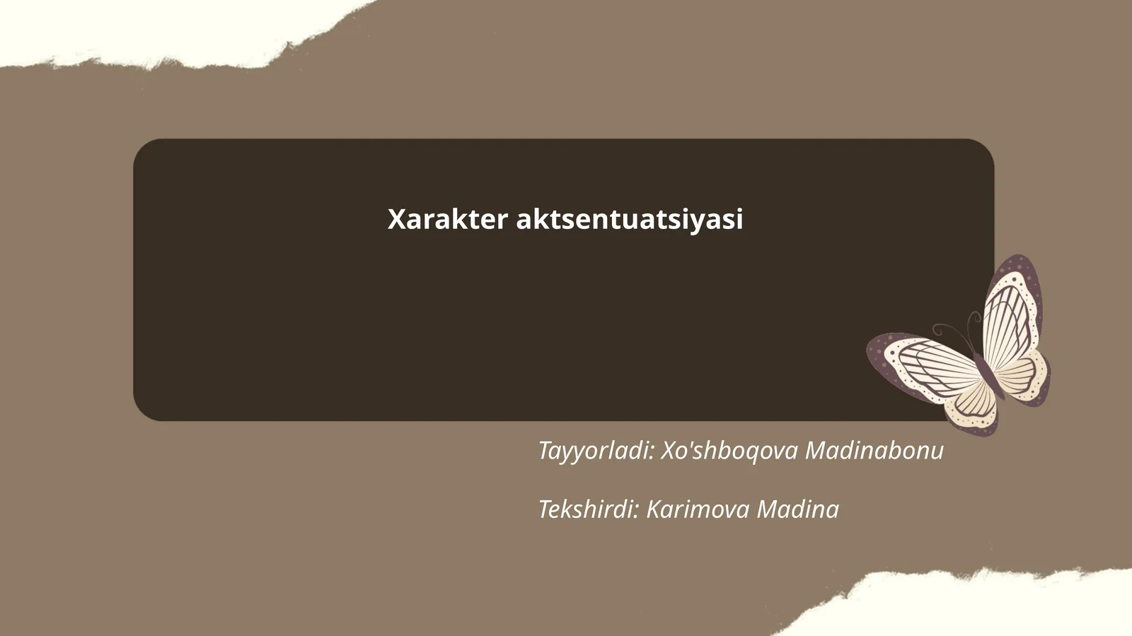 Xarakter aktsentuatsiyasi