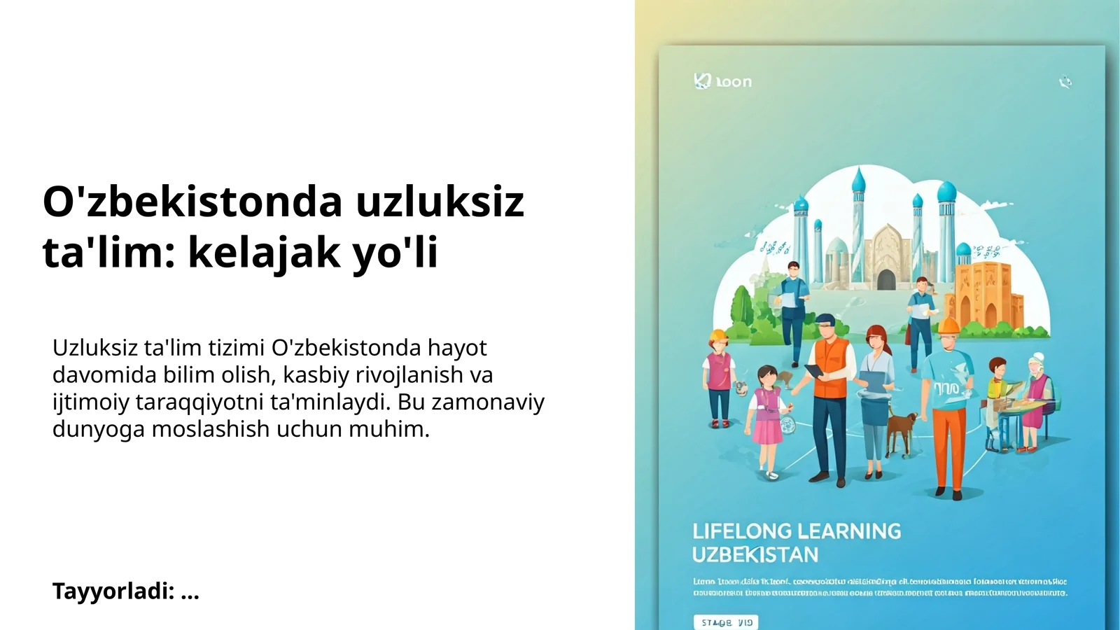 Umumiy o'rta ta'lim: 11 yillik majburiy ta'lim tizimi