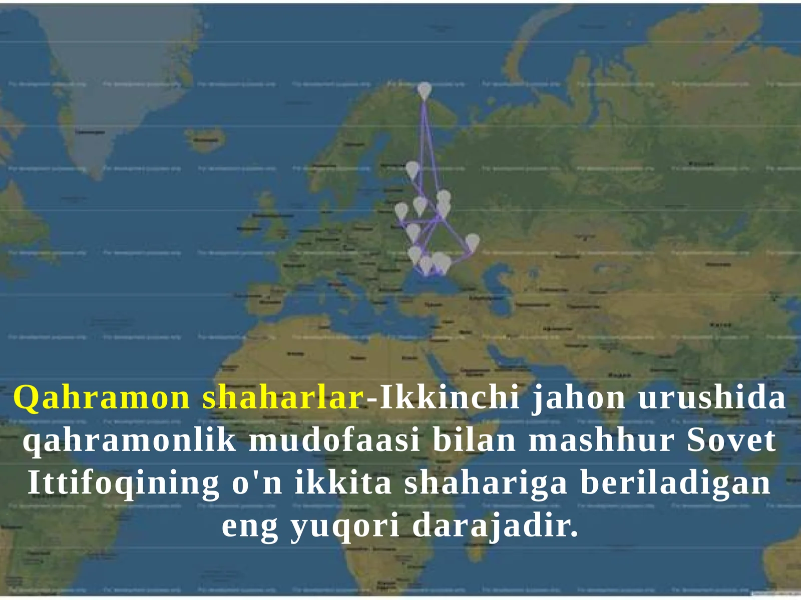 Qahramon shaharlar