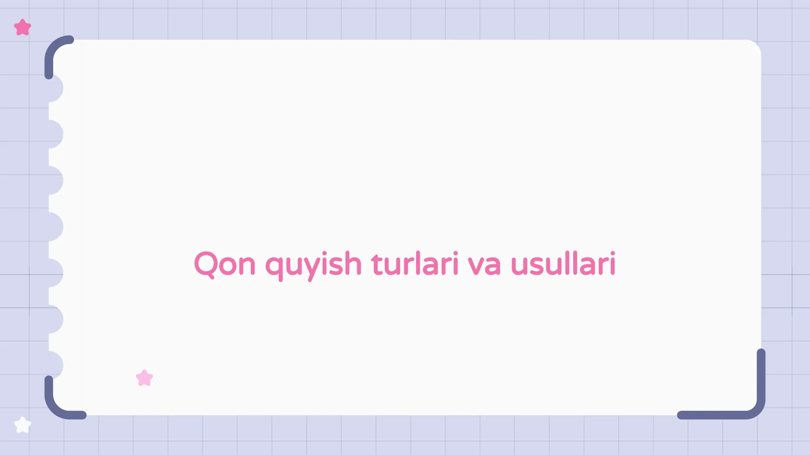 Qon quyish turlari va usullari