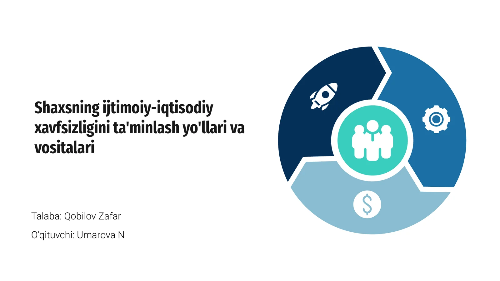 Ijtimoiy-iqtisodiy xavfsizlikni ta'minlash