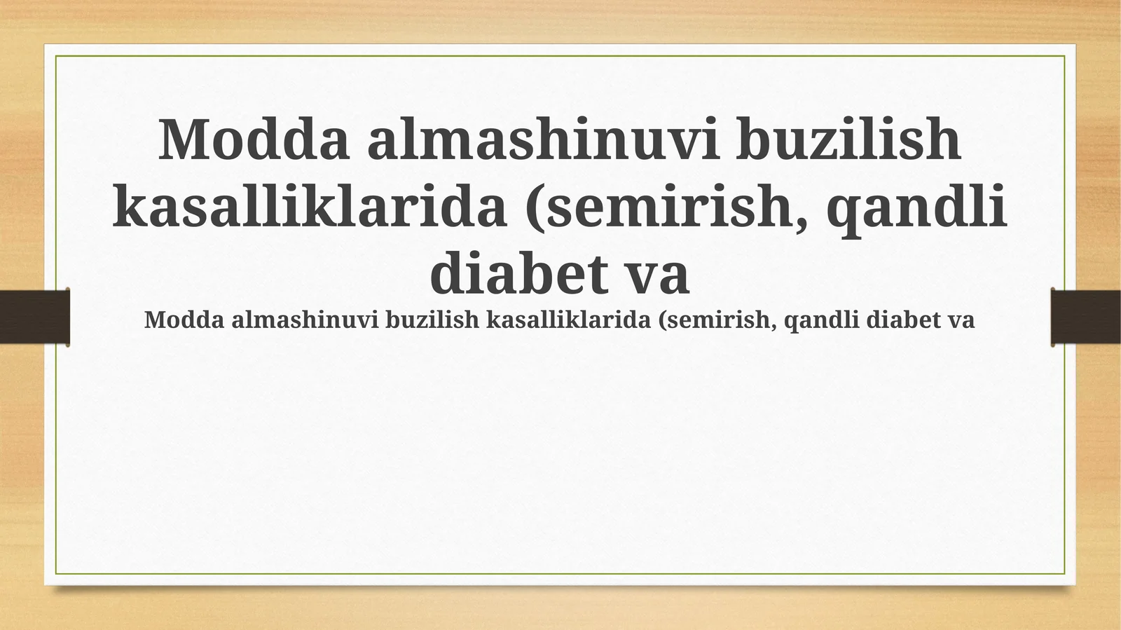 Metabolik buzilishlar: ta'rif, turlari va patofiziologiyasi