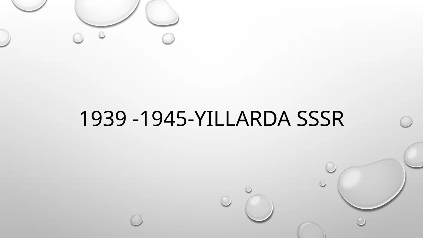 Urush sohasida SSSR