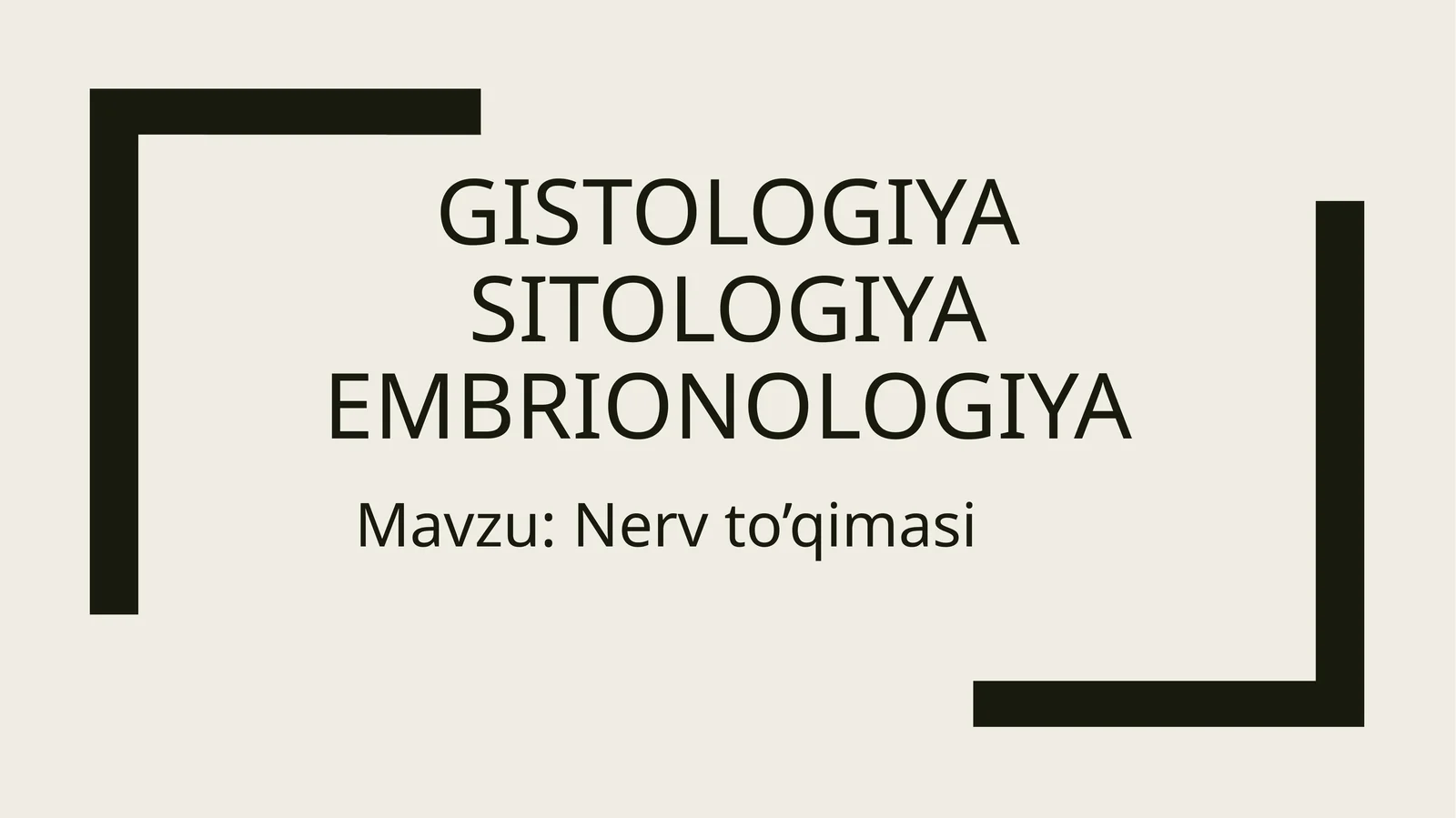 Nerv to‘qimasi
