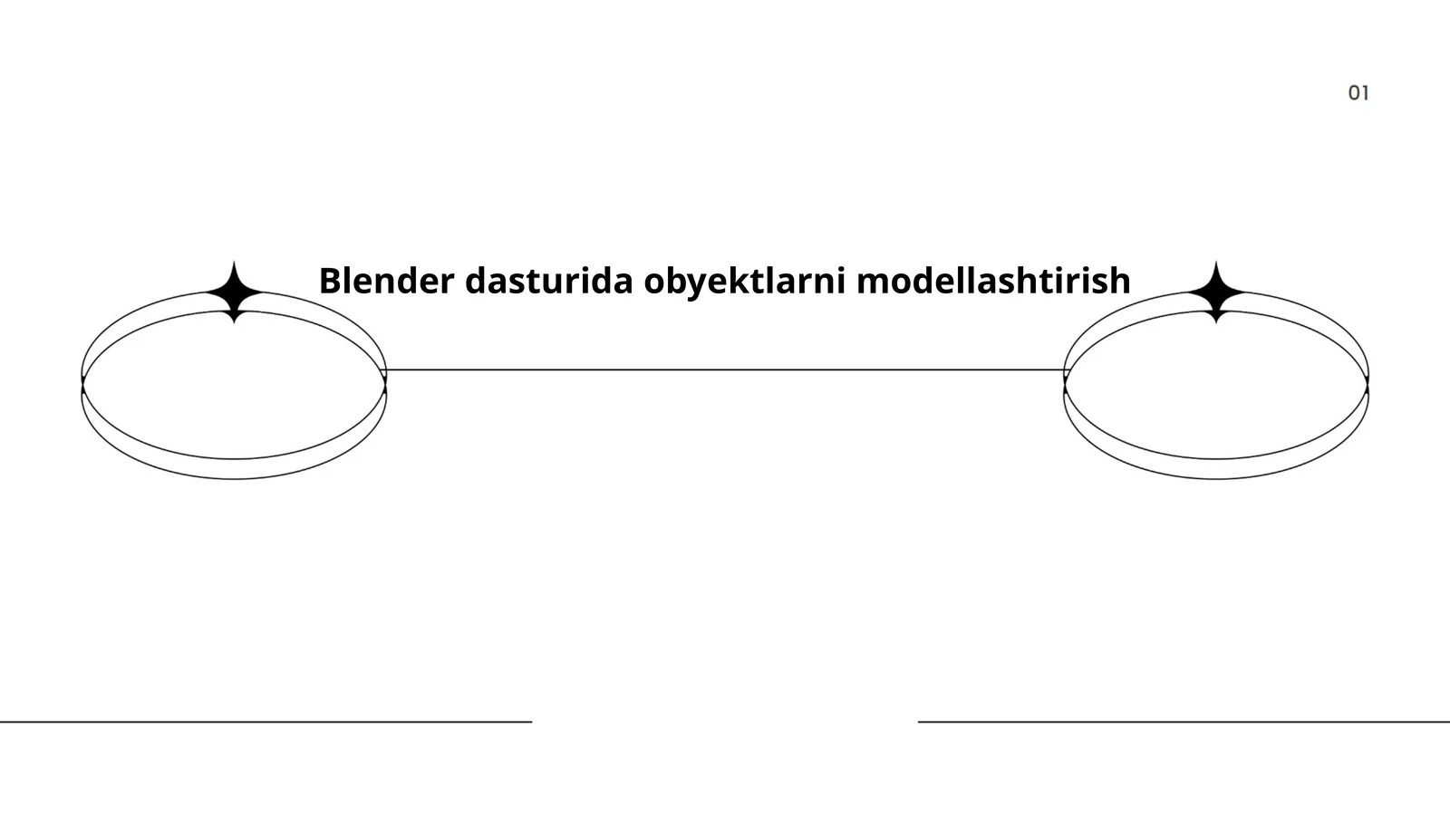 Blender dasturida obyektlarni modellashtirish