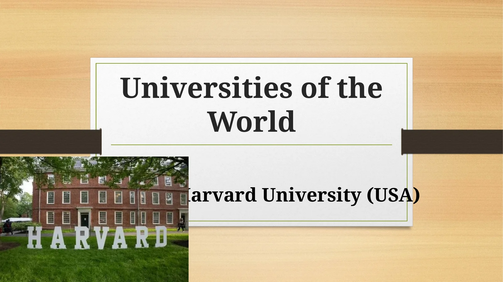 Universities of the World