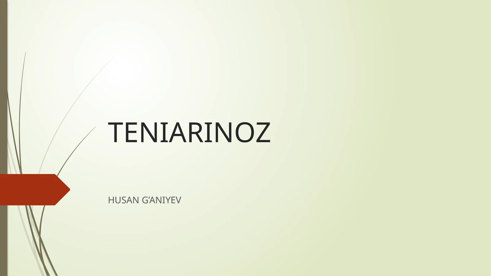 Teniarinoz