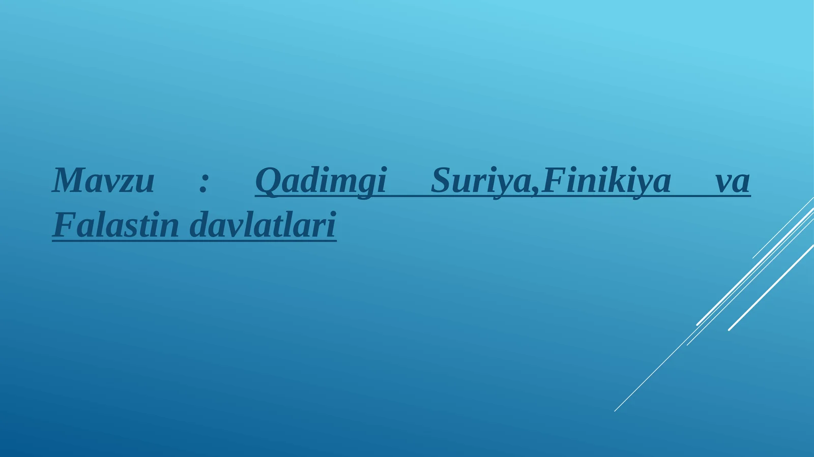 Qadimgi Suriya, Finikiya va Falastin davlatlari