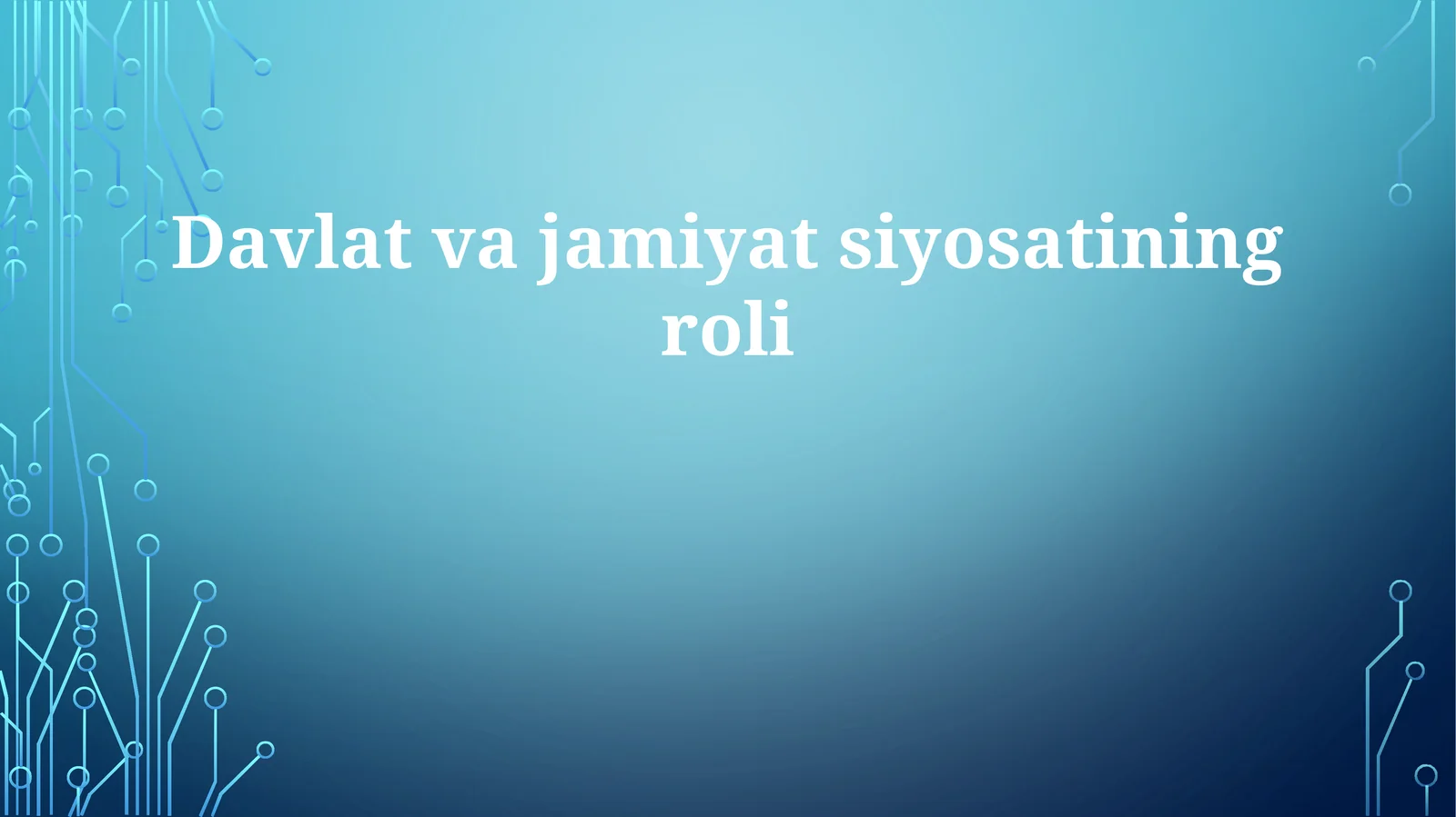 Davlatvajamiyatsiyosatiningroli