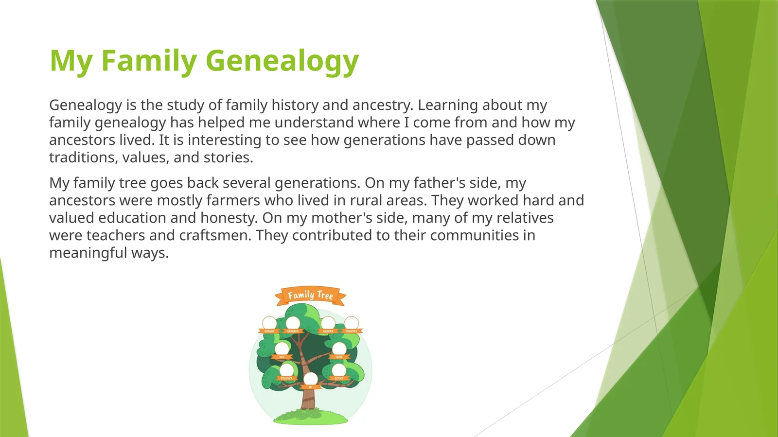 My Family Genealogy