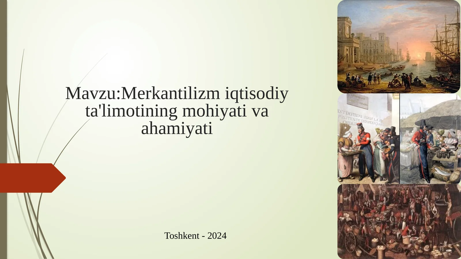Merkantilizmiqtisodiyta'limotiningmohiyativaahamiyati