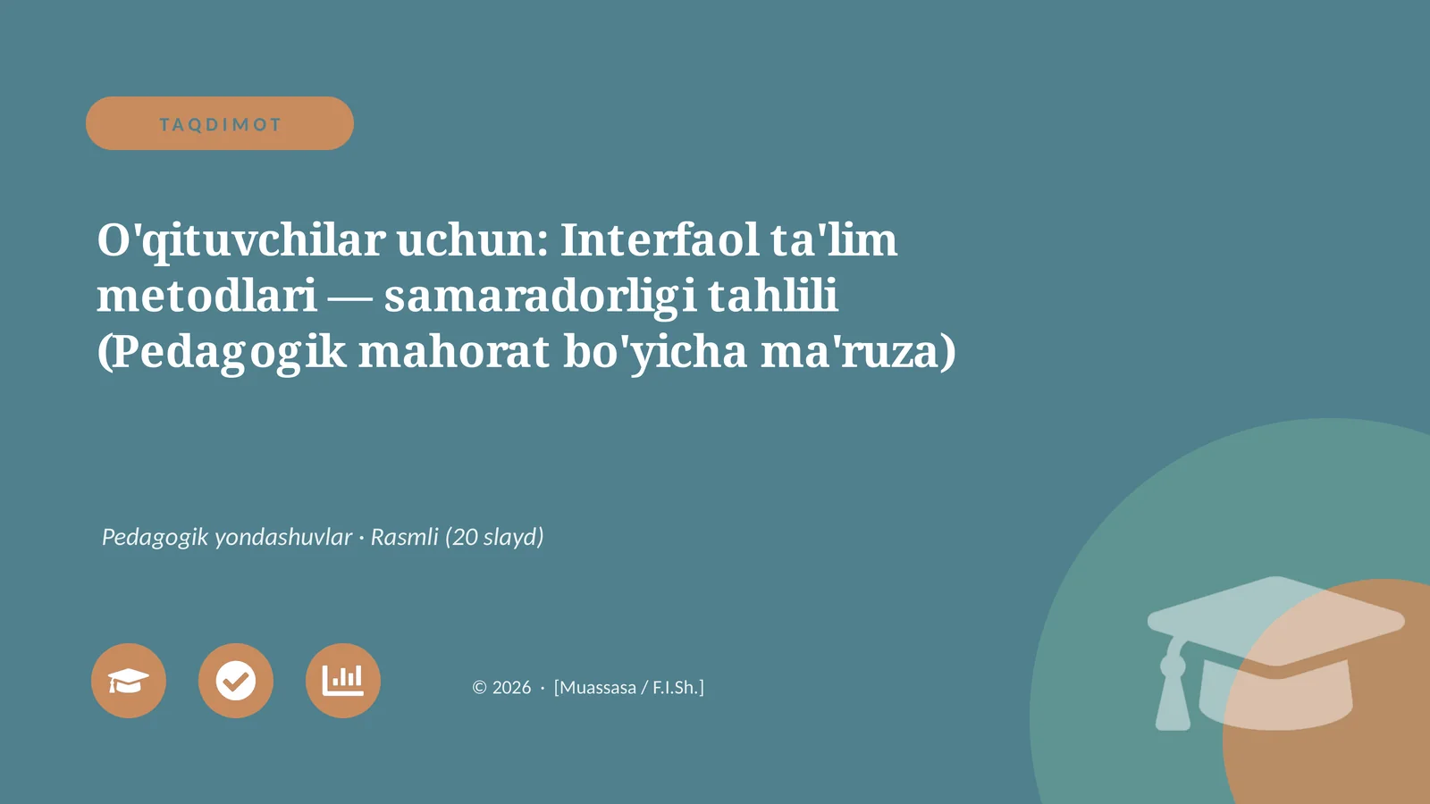 Interfaol ta'lim metodlari