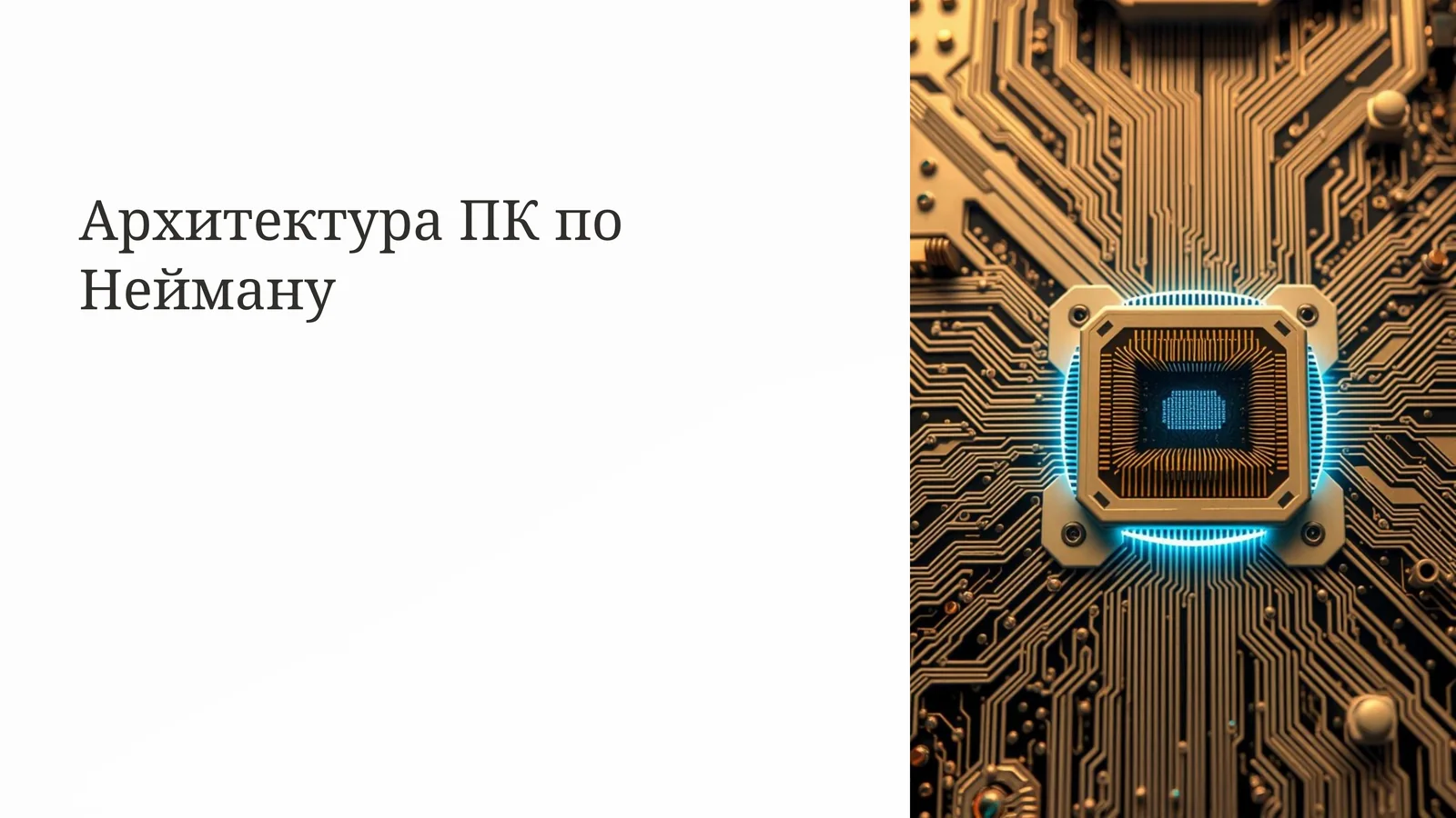 Архитектура ПК по Нейману