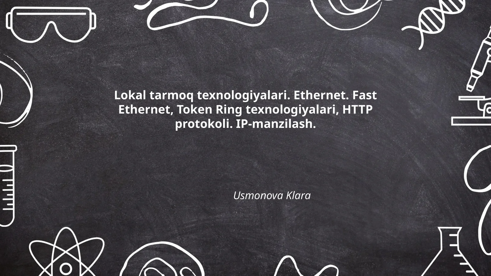 Lokal tarmoq texnologiyalari