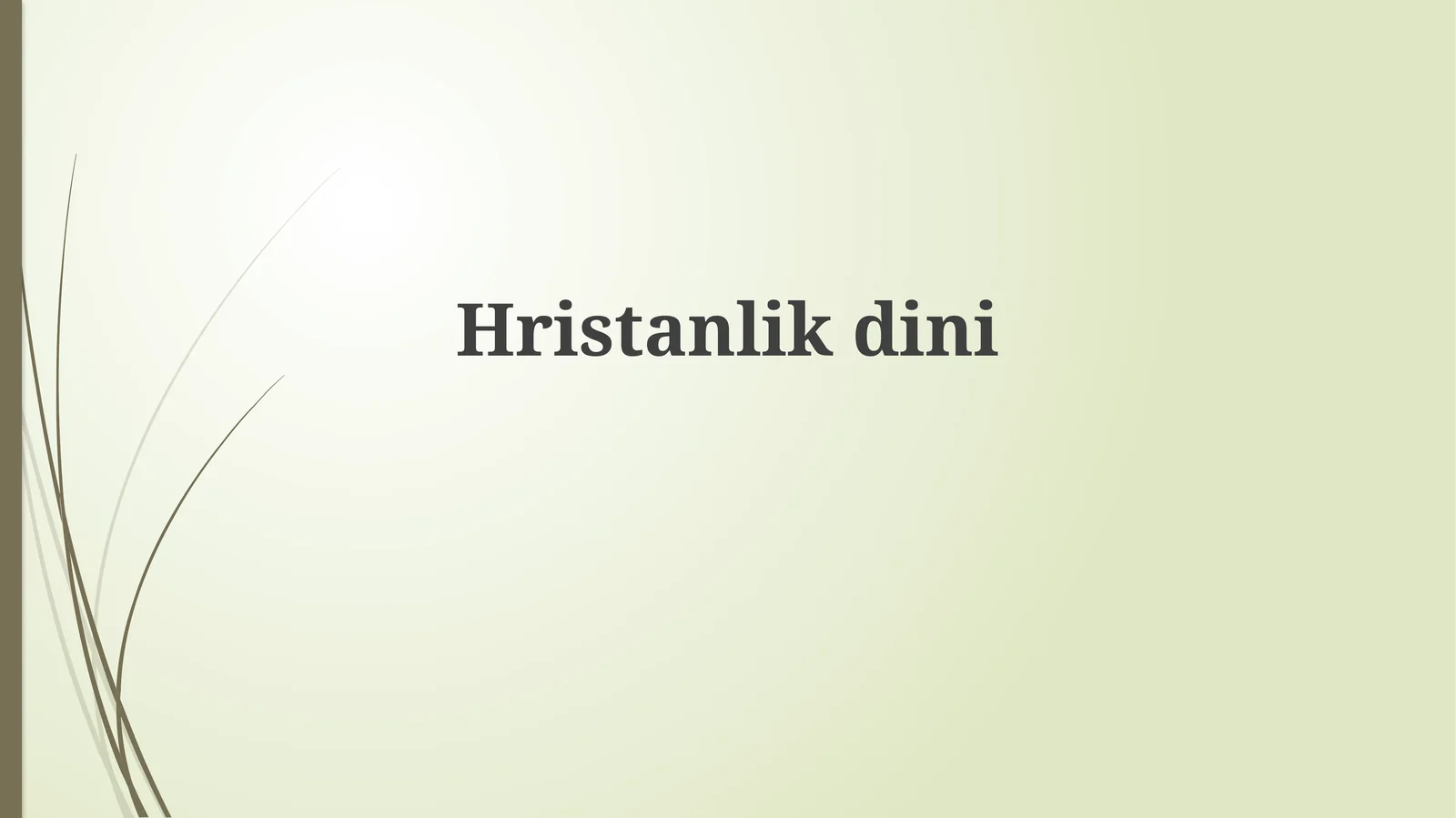 Xristianlik: Tarix va Asosiy E'tiqodlar