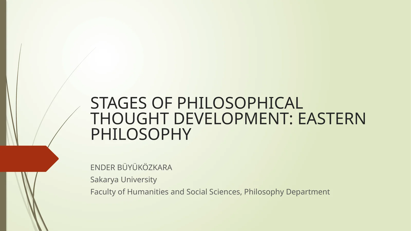 EASTERN PHILOSOPHY