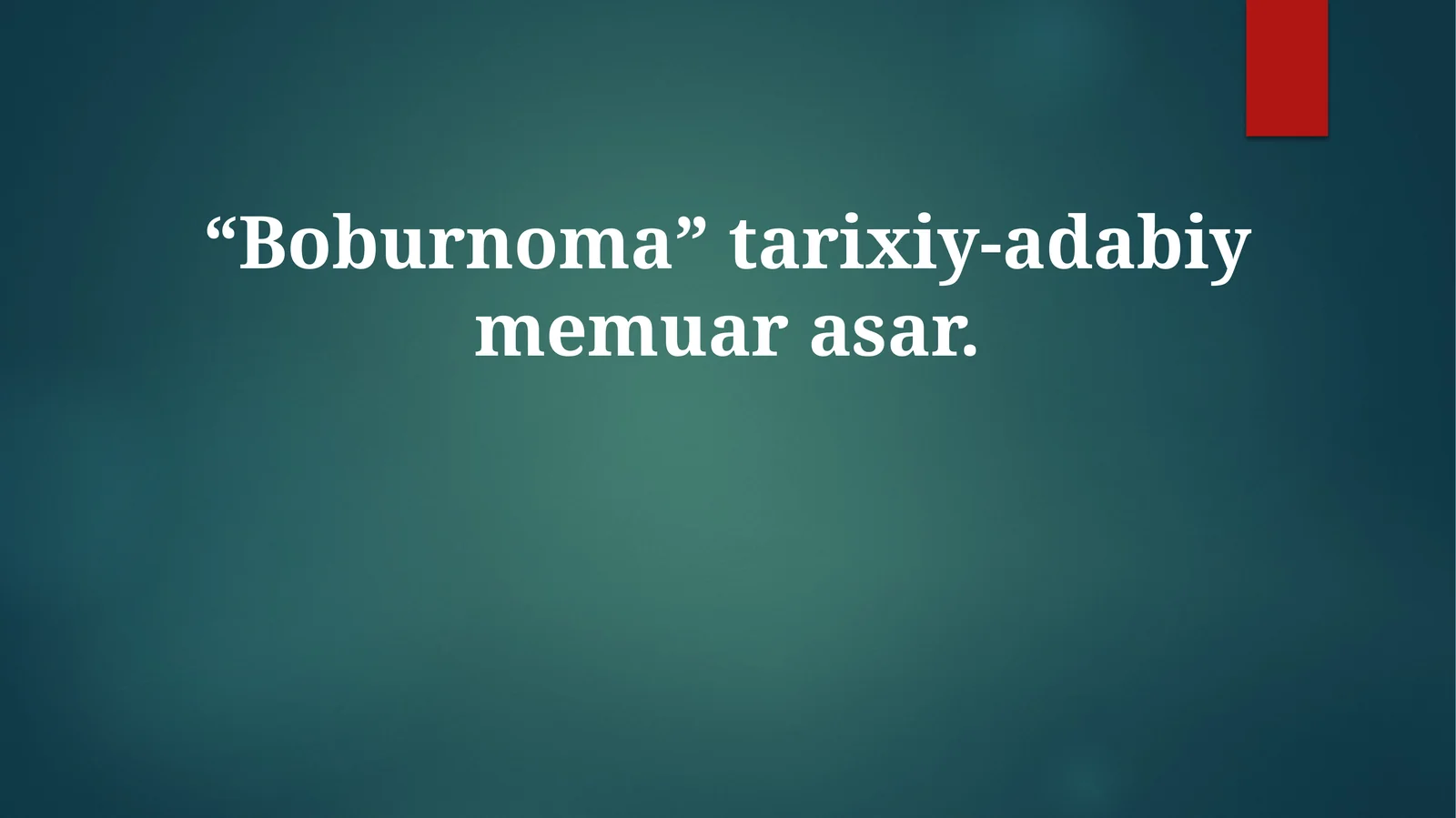 Boburnoma