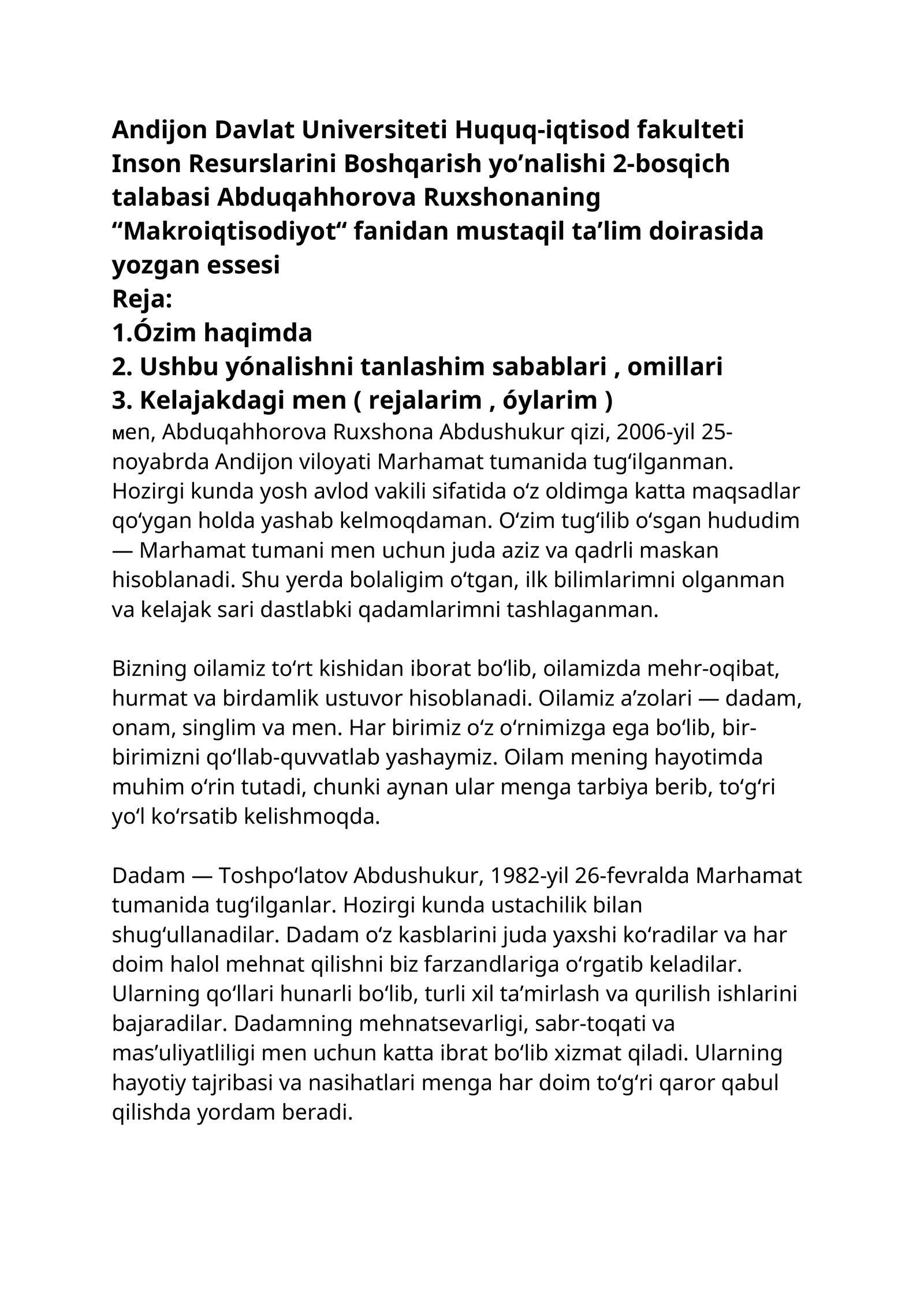 Makroiqtisodiyot
