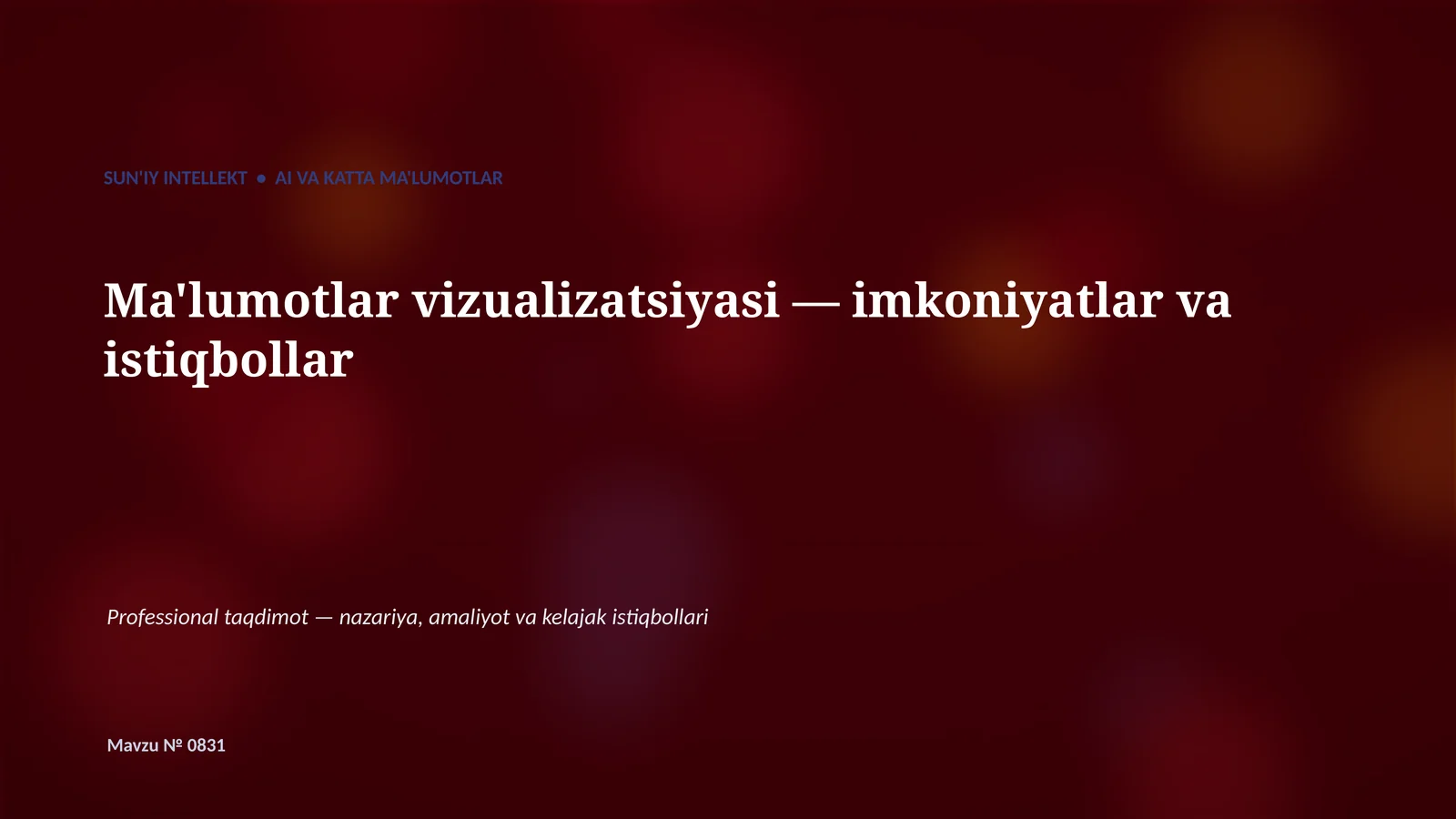 SUN'IY INTELLEKT