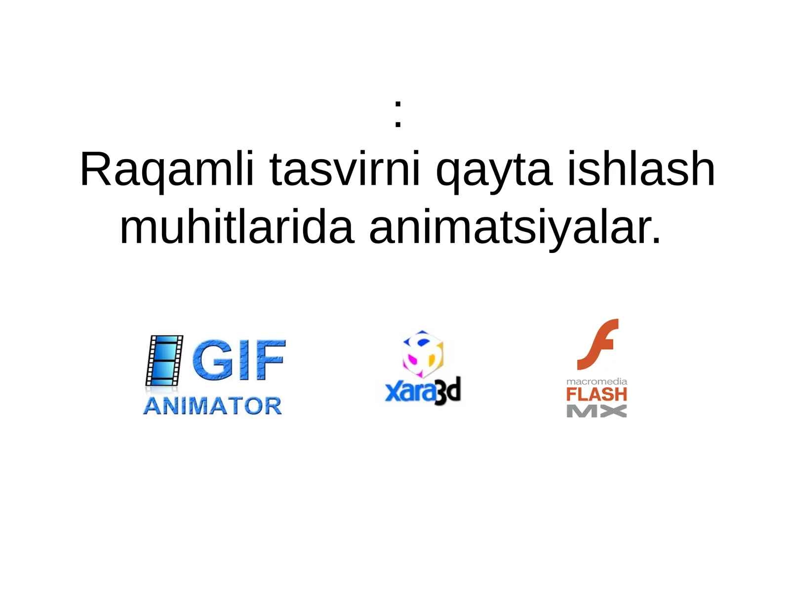 Raqamli tasvir animatsiyalari