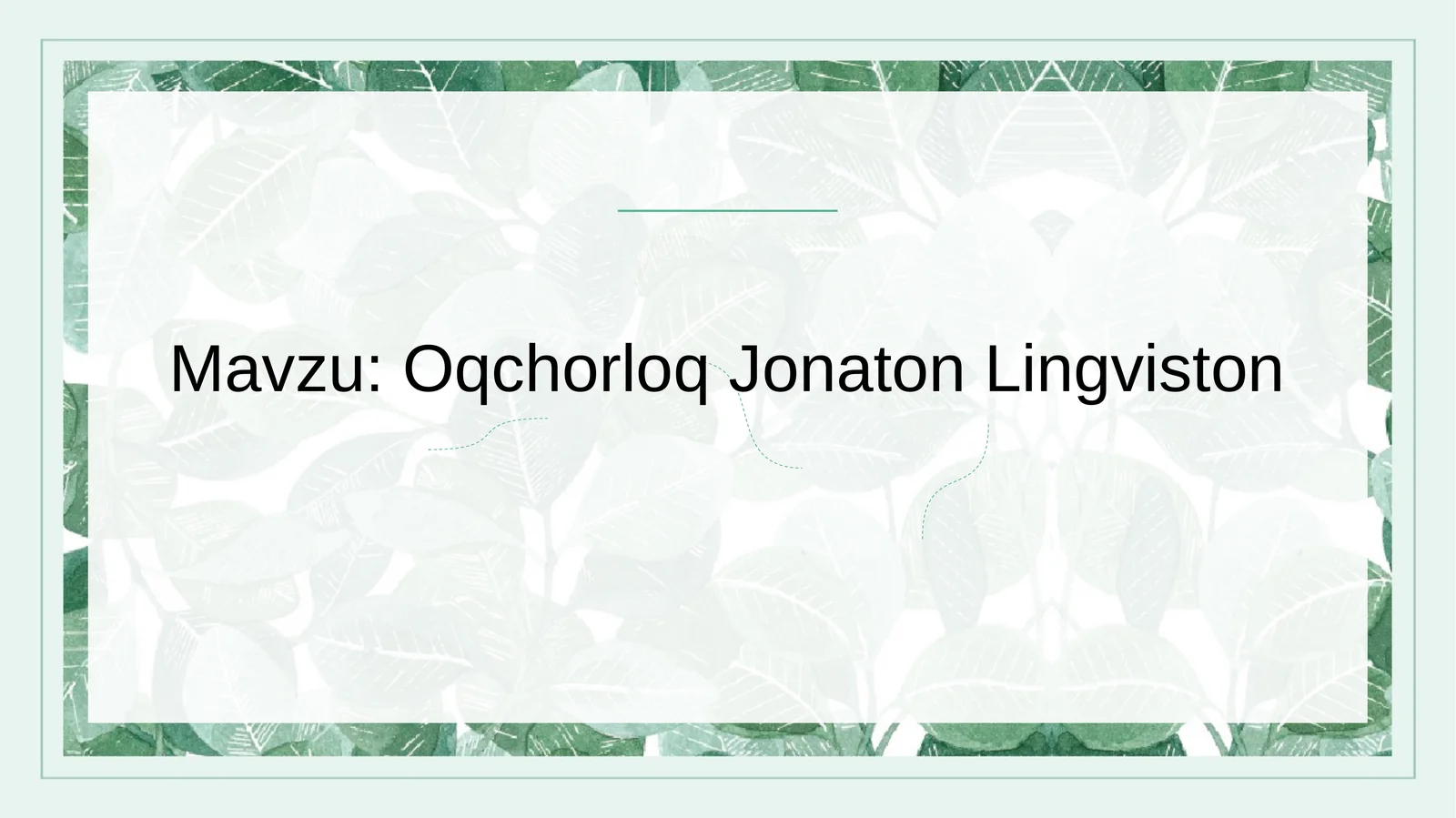 Oqchorloq Jonaton Lingviston