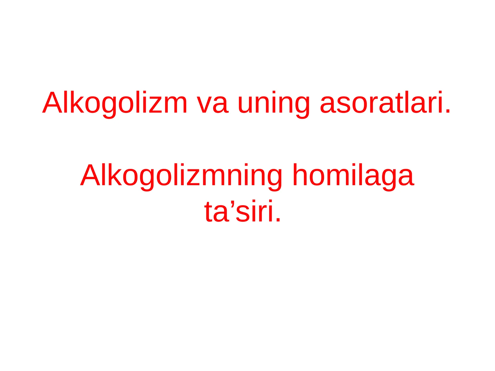 mustaqil ish