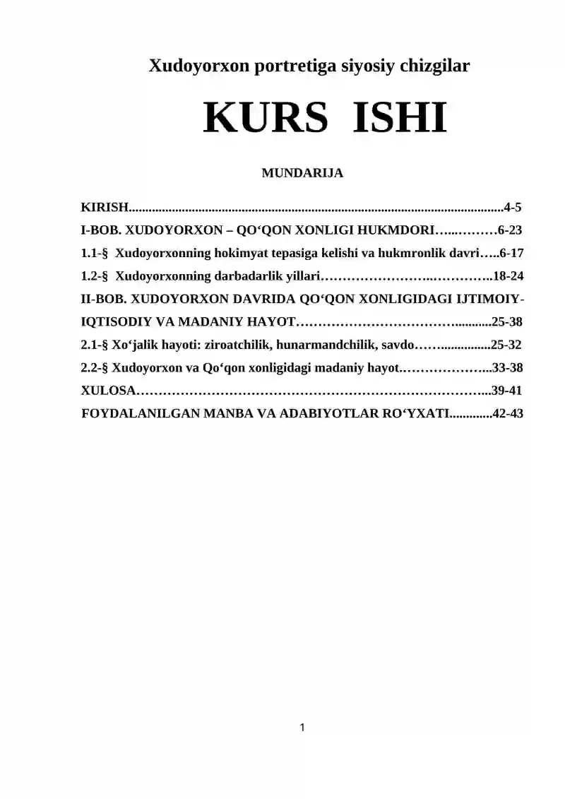 Xudoyorxon portretiga siyosiy chizgilar.