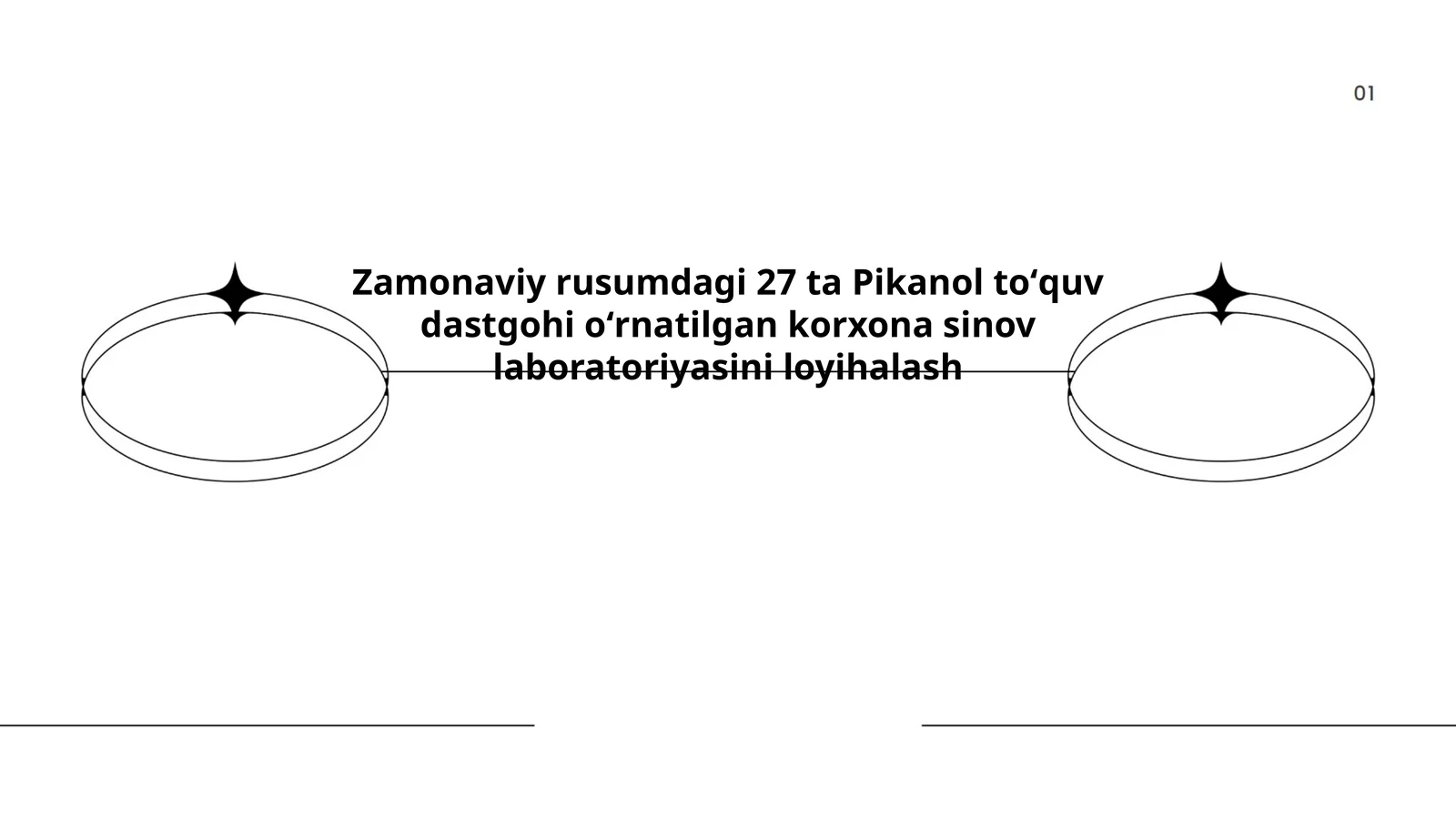 Zamonaviy rusumdagi 27 ta Pikanol toʻquv dastgohi oʻrnatilgan korxona sinov laboratoriyasini loyihalash