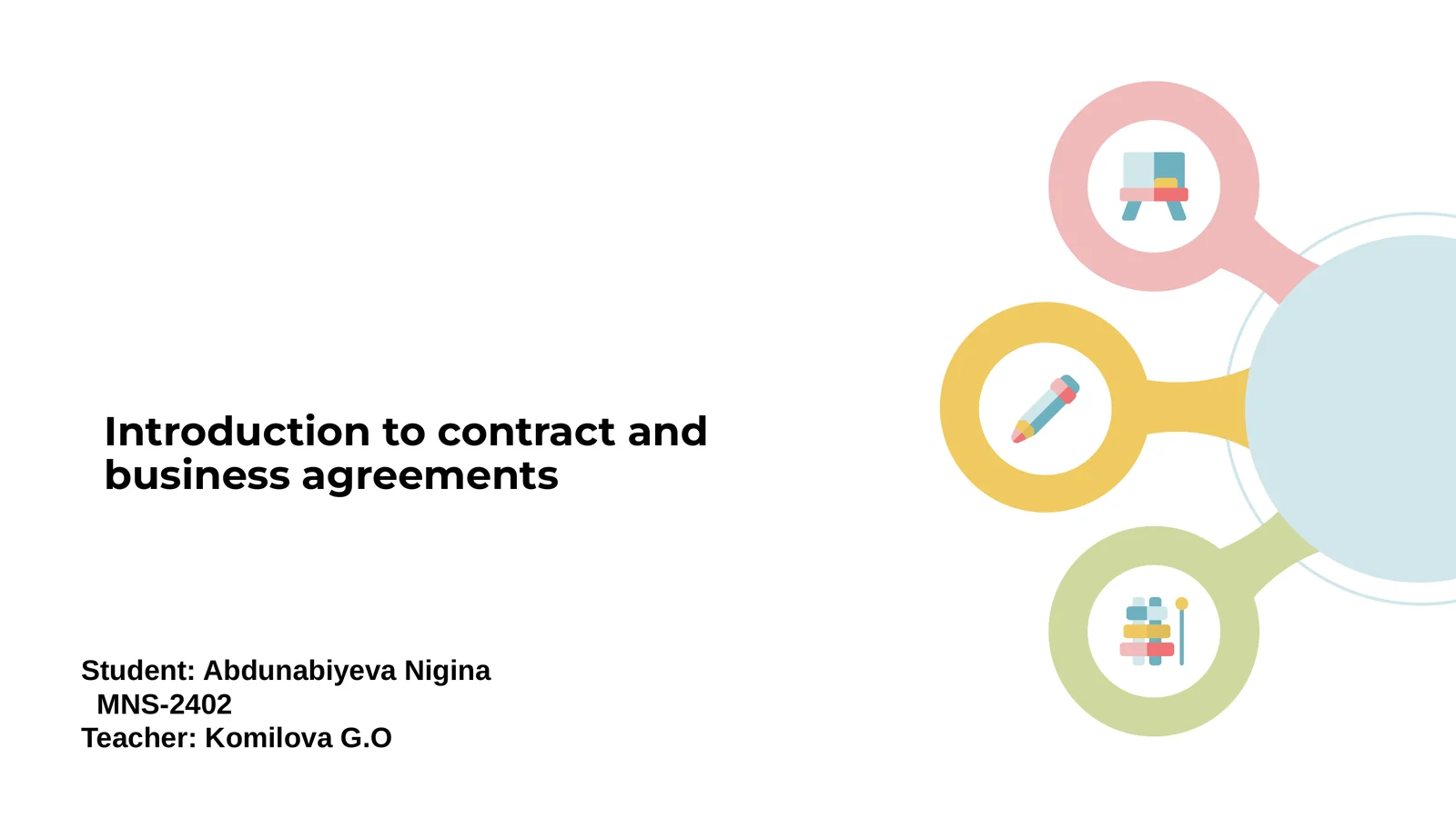 Business Agreements and Contract Law