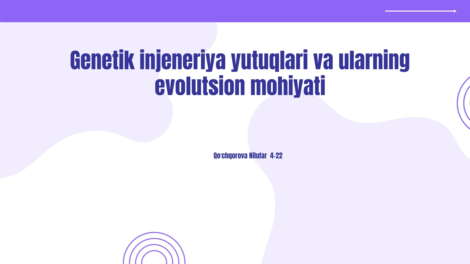 Genetik injeneriya yutuqlari va ularning evolutsion mohiyati