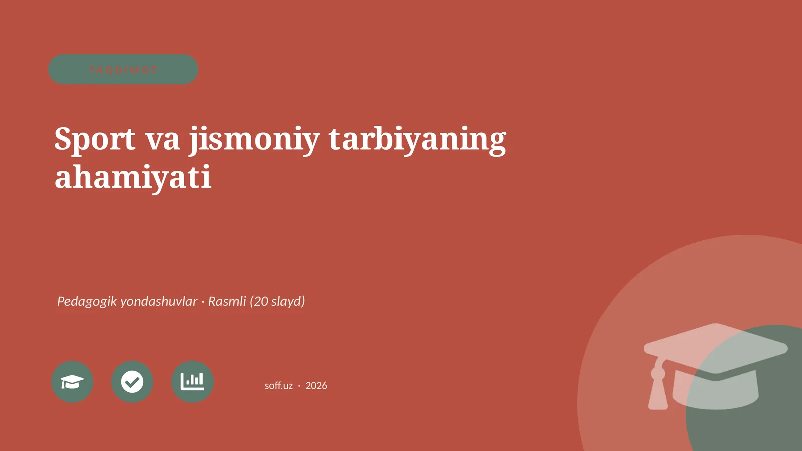 Sport va jismoniy tarbiyaning ahamiyati