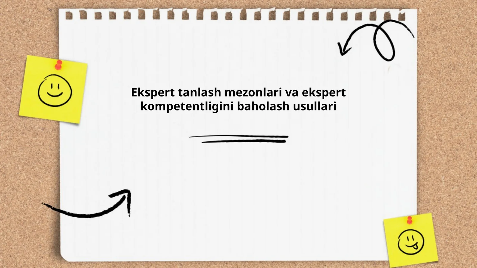Ekspert tanlash mezonlari va ekspert kompetentligini baholash usullari