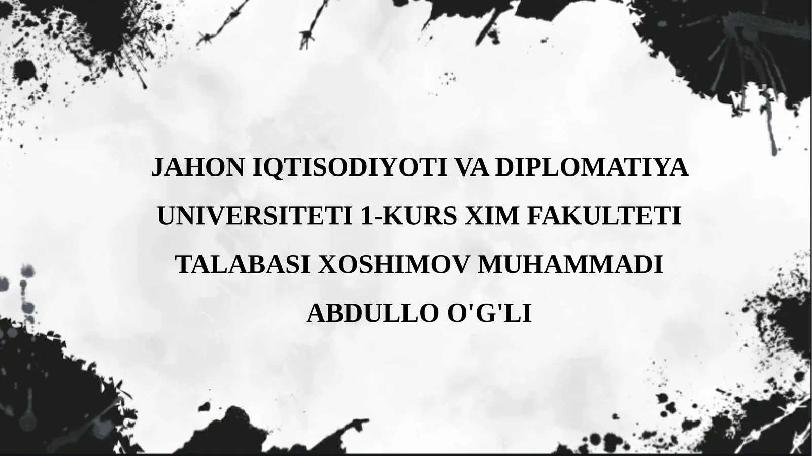 Soliq tizimi va uning iqtisodiyotga ta'siri