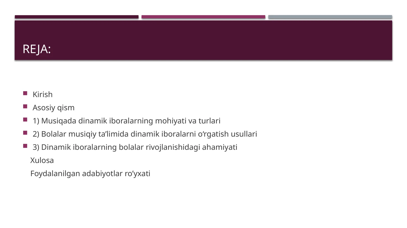 Musiqada dinamik iboralar