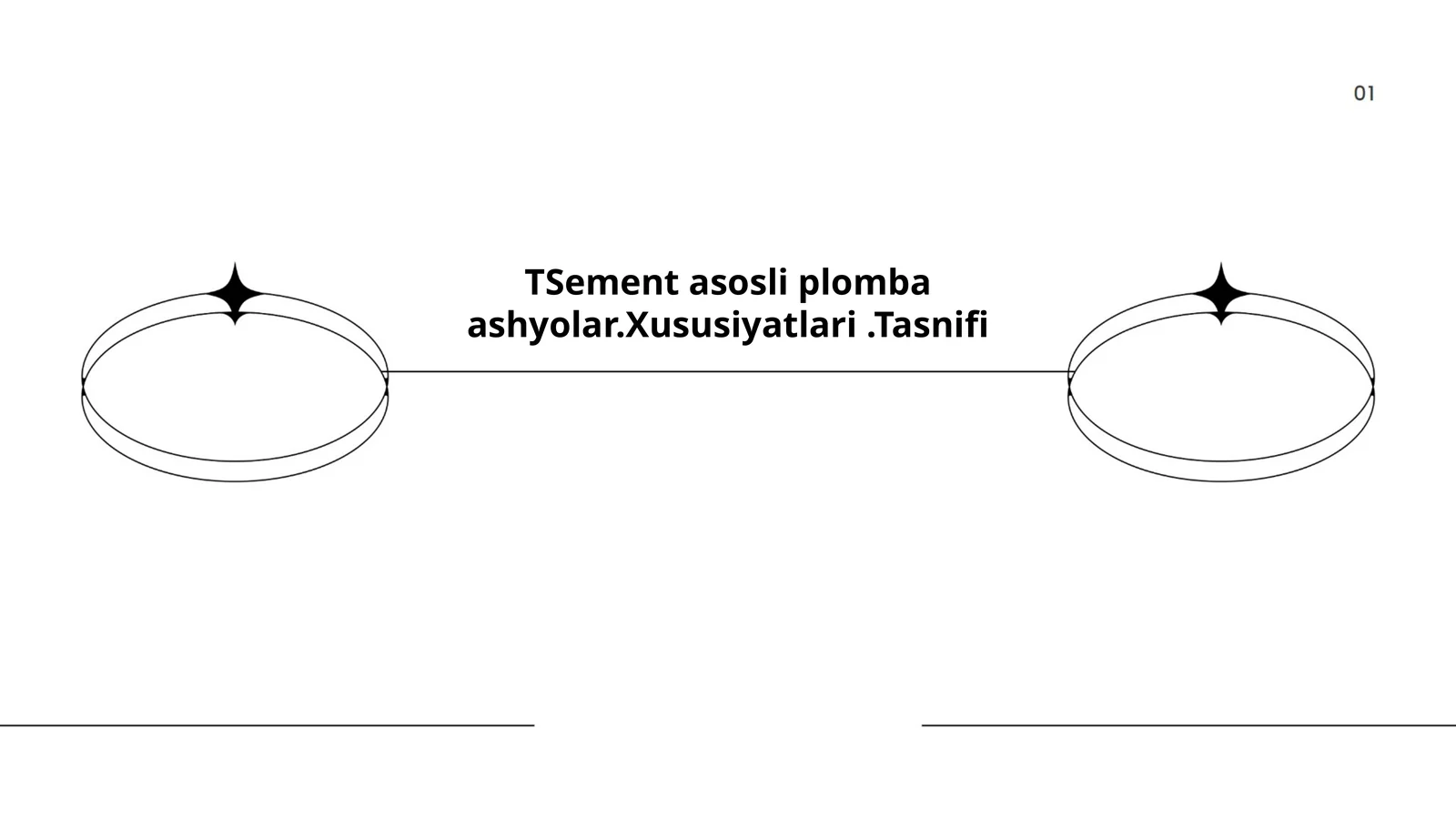 Tsement asosli plomba ashyolarining kimyoviy tarkibi
