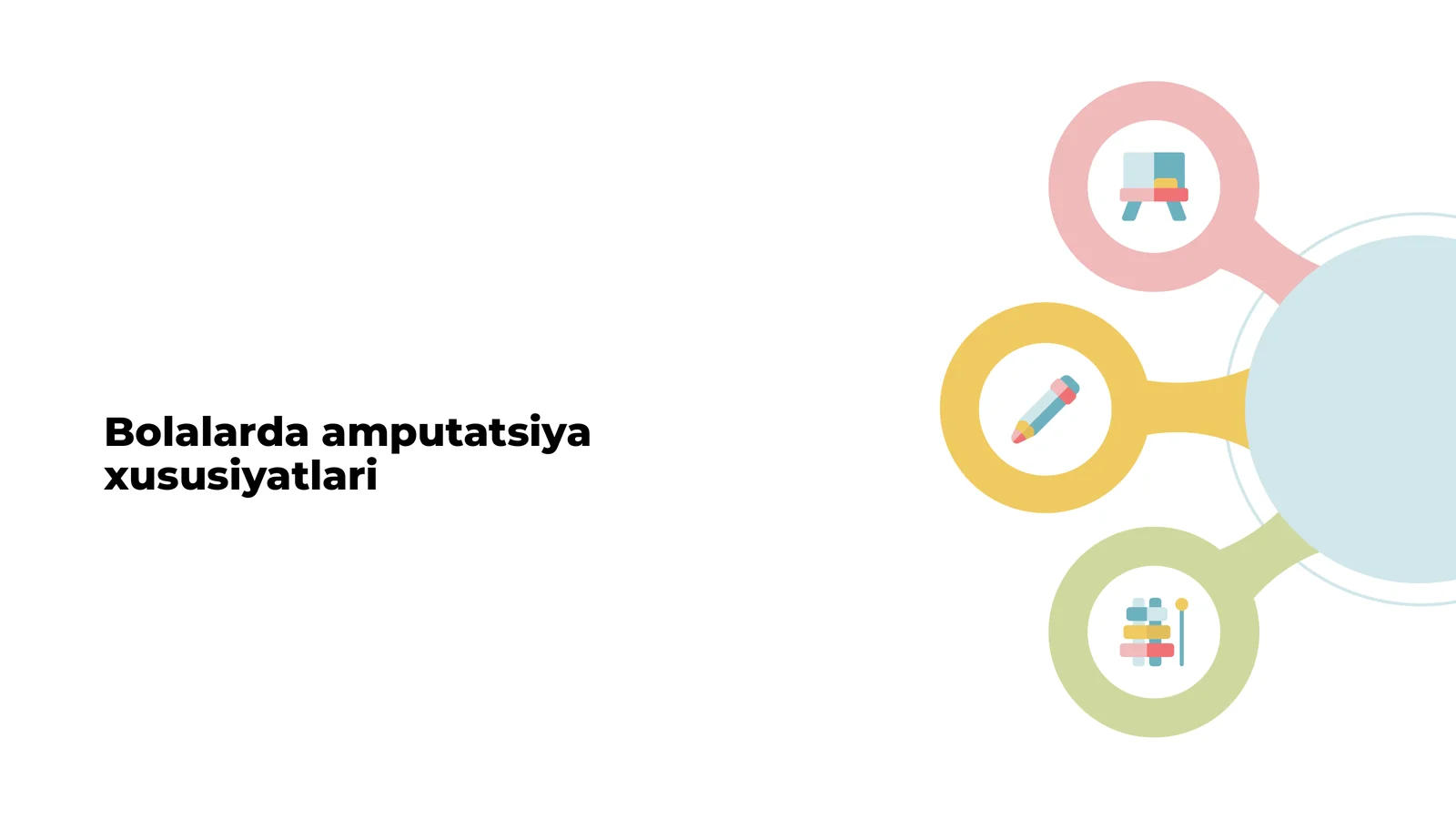 Bolalarda amputatsiya xususiyatlari