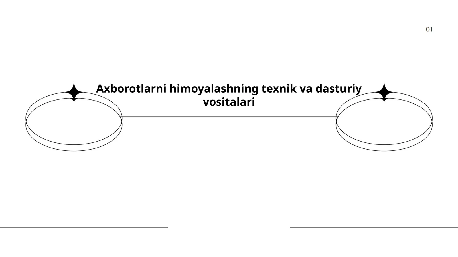 Axborotlarni himoyalashning texnik va dasturiy vositalari