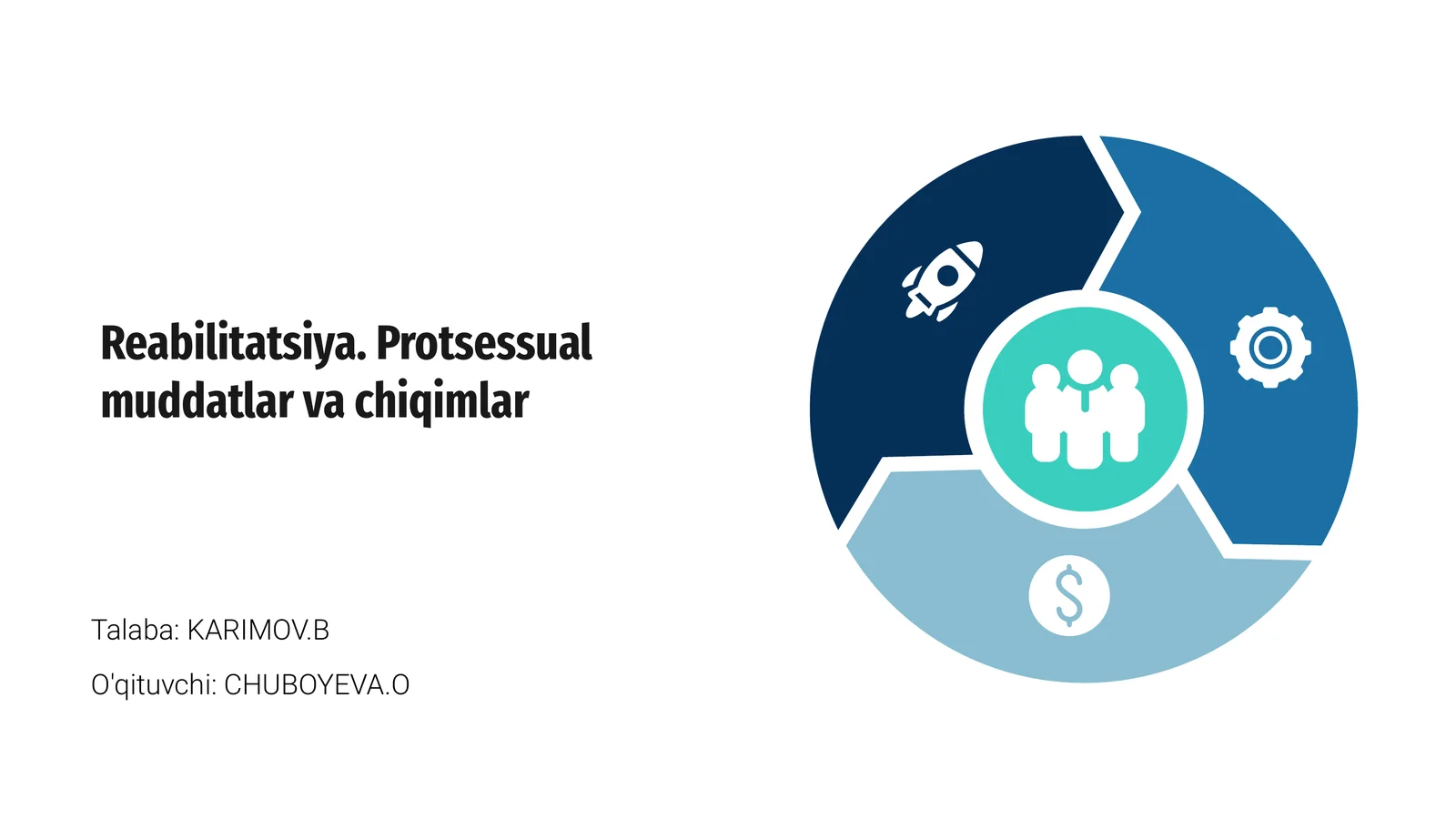 Reabilitatsiya. Protsessual muddatlar va chiqimlar