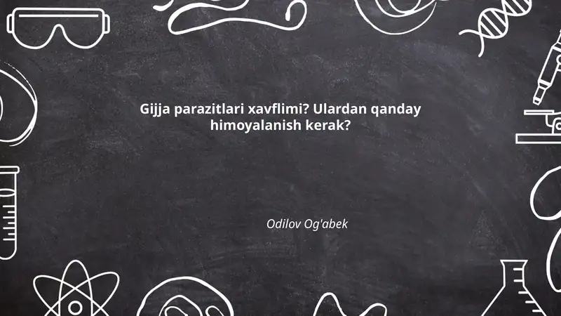 Gijja parazitlari nima?