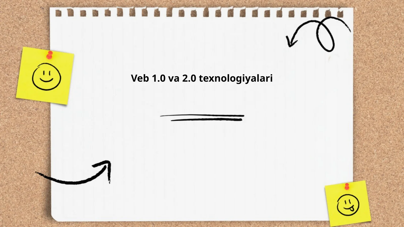 Veb 1.0 va 2.0 texnologiyalari
